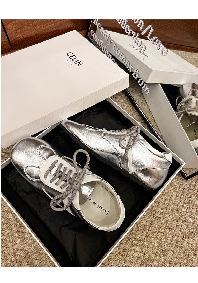 Karin Luna Casual Shoes Series~ Spot Goods Spot Goods Hot-selling Lace-up Hidden Heel Deep Mouth Single Shoes