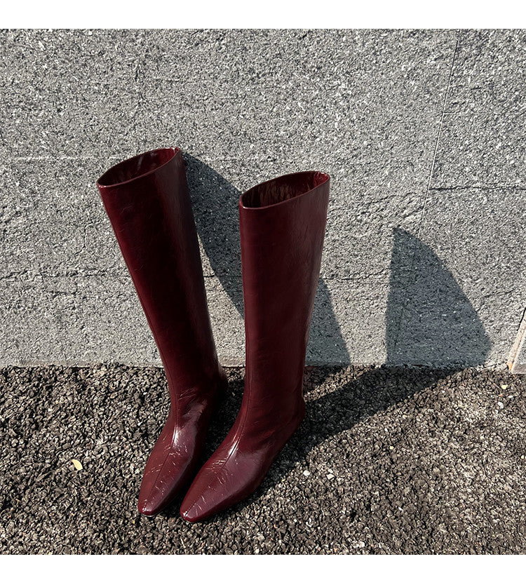 Karin Luna Retro Style  Flat Long Boots