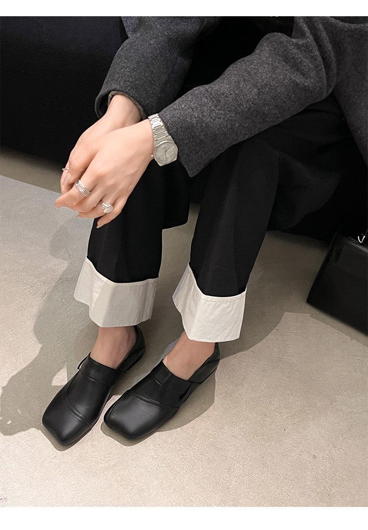 Karin Luna Casual Shoes Series~  In Stock Hot-Selling Versatile Lace-Up Thick-Soled Deep Mouth Single Shoes