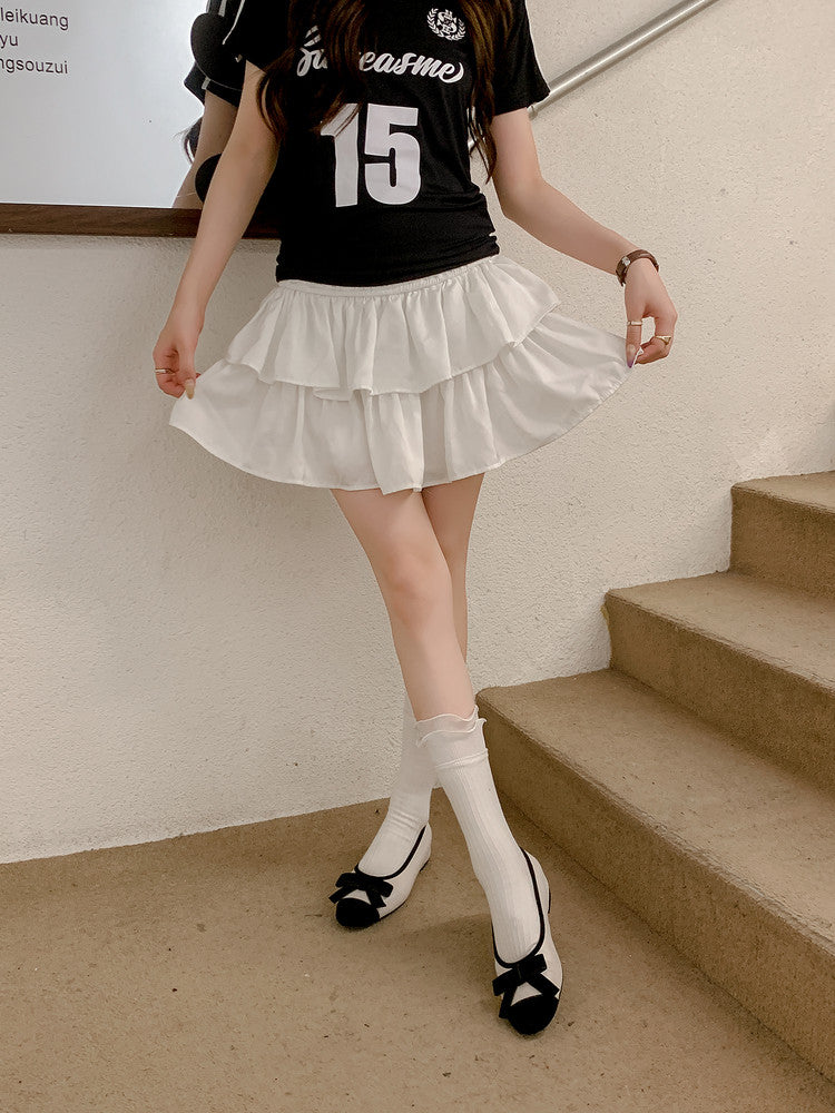 Karin Luna In Stock Spot Goods    Color Block Sweet Bowknot Hidden Wedge Shallow Mouth Flats