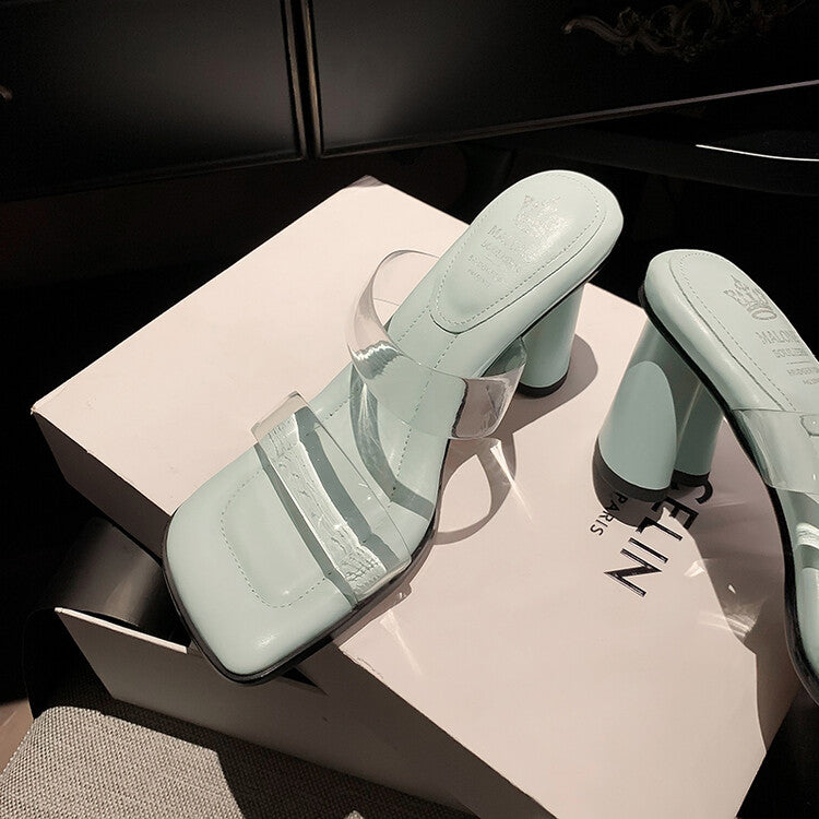 Karin Luna Cinderella's Crystal Shoes~Spot Goods Spot Goods  Increase height without tiring the feet Super Soft Sofa Transparent Slippers