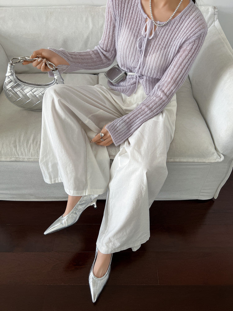 Karin Luna In Stock Spot Goods    Vintage Classic Style Shallow Mouth Single Shoes