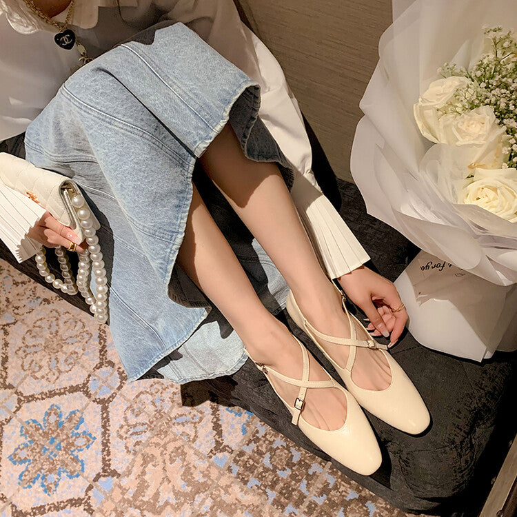 Karin Luna Bestseller Available for sale all seasons Mary Jane with built-in data Full Leather Single Shoes Go ahead with confidence