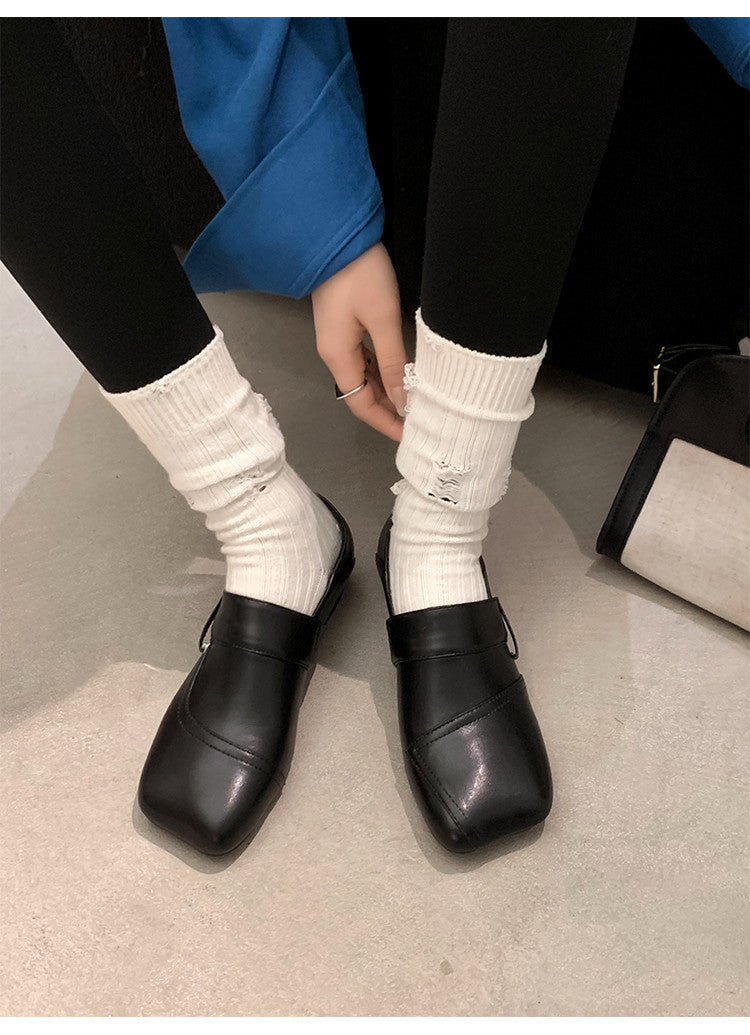 Karin Luna Casual Shoes Series~  In Stock Hot-Selling Versatile Lace-Up Thick-Soled Deep Mouth Single Shoes