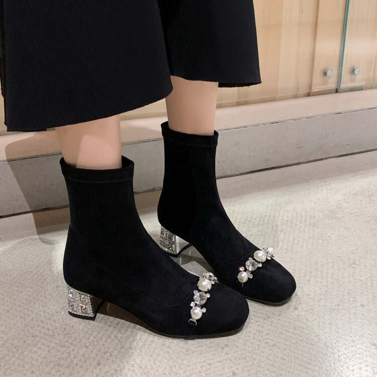 Karin Luna Hot-Selling In Stock  Dynamic Rhinestone One-Strap Vintage Style  Slimming Leggings