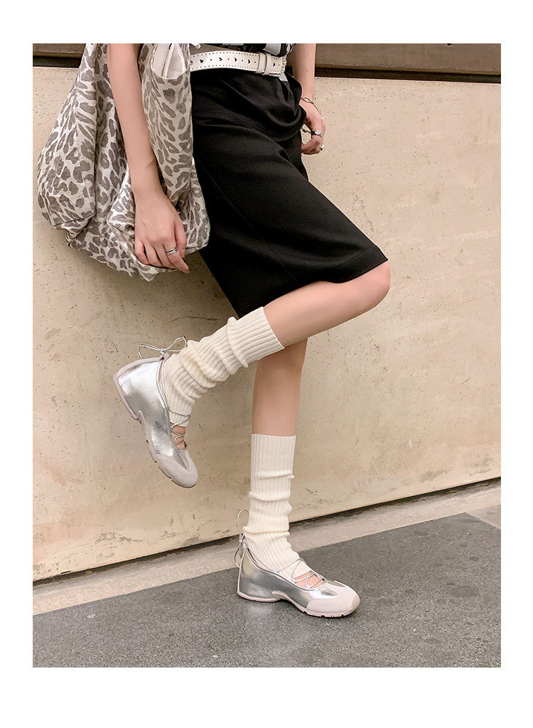 Karin Luna Basic Versatile British Style Casual Lace-up Flats