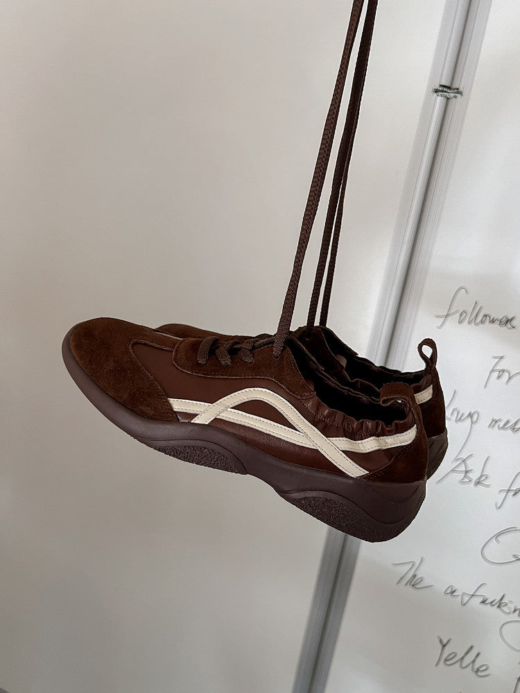 Karin Luna Casual Shoes Series~  In Stock Hot-Selling Versatile Lace-Up Deep Mouth Flats