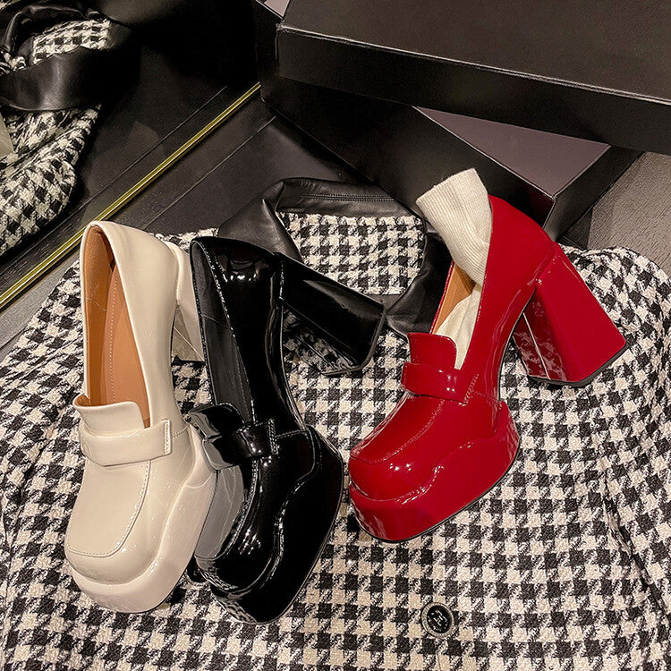 Karin Luna ck Popular Hot Girl Red high heels Full leather inside and out Cow Patent Leather Super High Heel