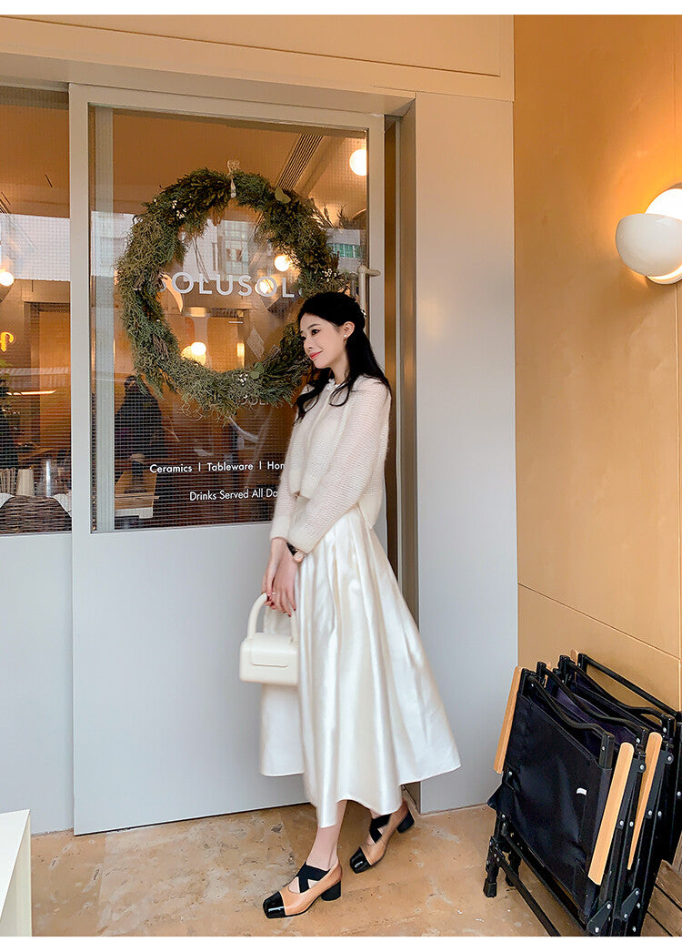 Karin Luna In Stock  Spot Goods  Lost in a Flash~Full Grain Leather Inside and Out Pig Nose Style Mainly Recommended Popular Ballet Shoes