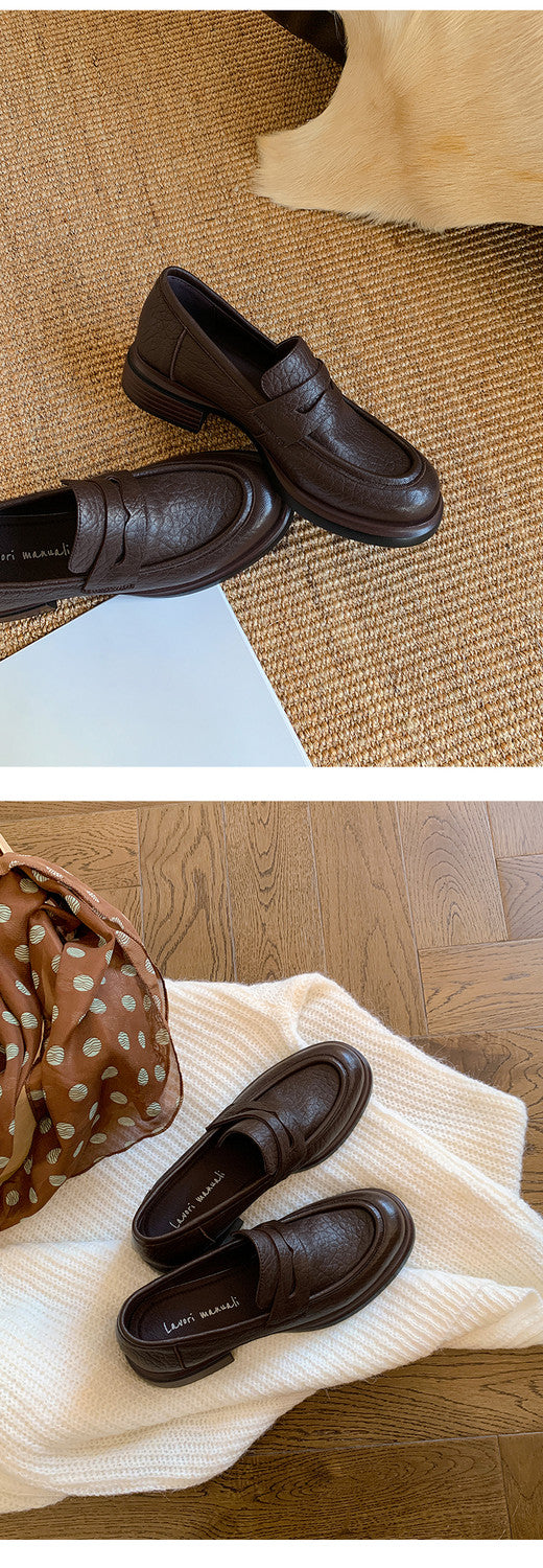Karin Luna Classic Style British Style Loafers