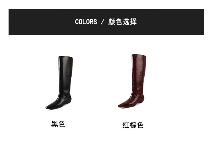 Karin Luna Retro Style  Flat Long Boots