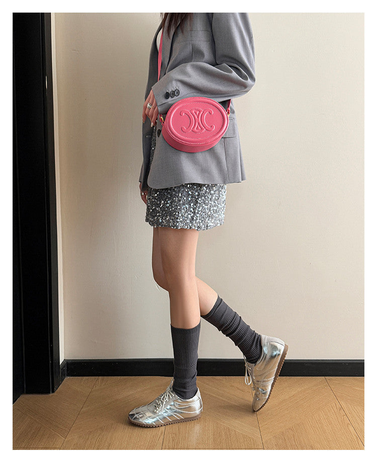Karin Luna Casual Shoes Series~  In stock Xiaohongshu Hot-Selling Lace-Up Thick-Soled Deep Mouth Single Shoes