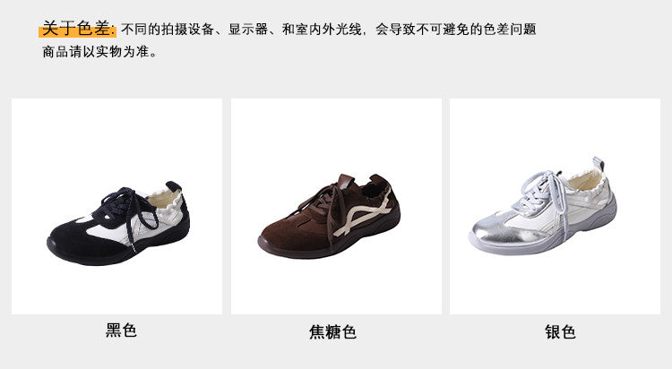 Karin Luna Casual Shoes Series~  In Stock Hot-Selling Versatile Lace-Up Deep Mouth Flats