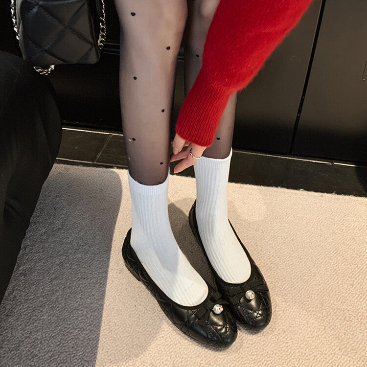 Karin Luna In Stock Spot Goods  Dior's popular retro flat rhombus-pattern granny shoes First Layer Sheepskin Full leather inside and out