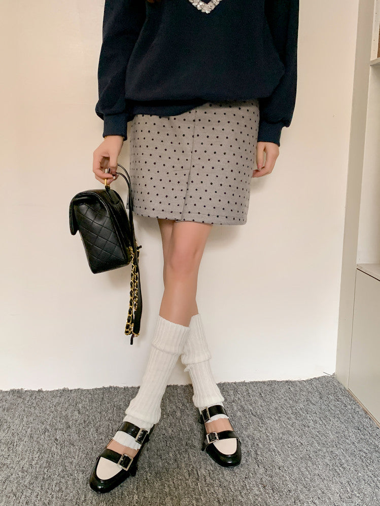 Karin Luna In Stock Spot Goods One-Strap Height-Increasing Belt Buckle Single Shoes
