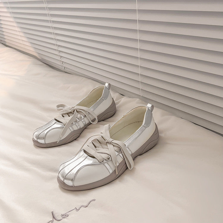 Karin Luna Casual Shoes Series~  In Stock Hot-Selling Versatile Lace-Up Casual Deep Mouth Flats
