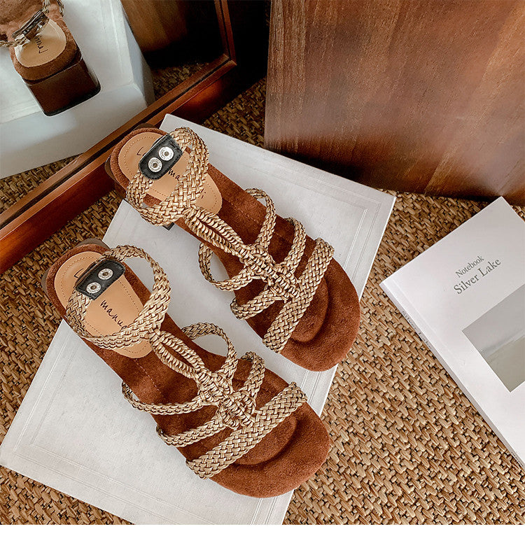 Karin Luna Bohemian Style~Sofa Insoles Casual Vacation Style Sandals