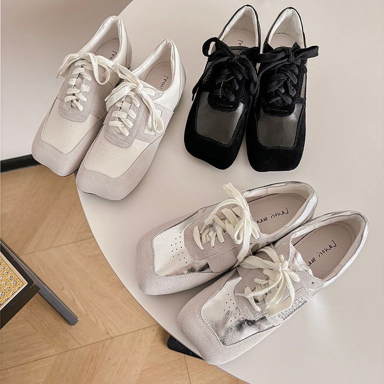 Karin Luna Casual Shoes Series~  In stock Lace-up Thick-soled Deep Mouth Single Shoes
