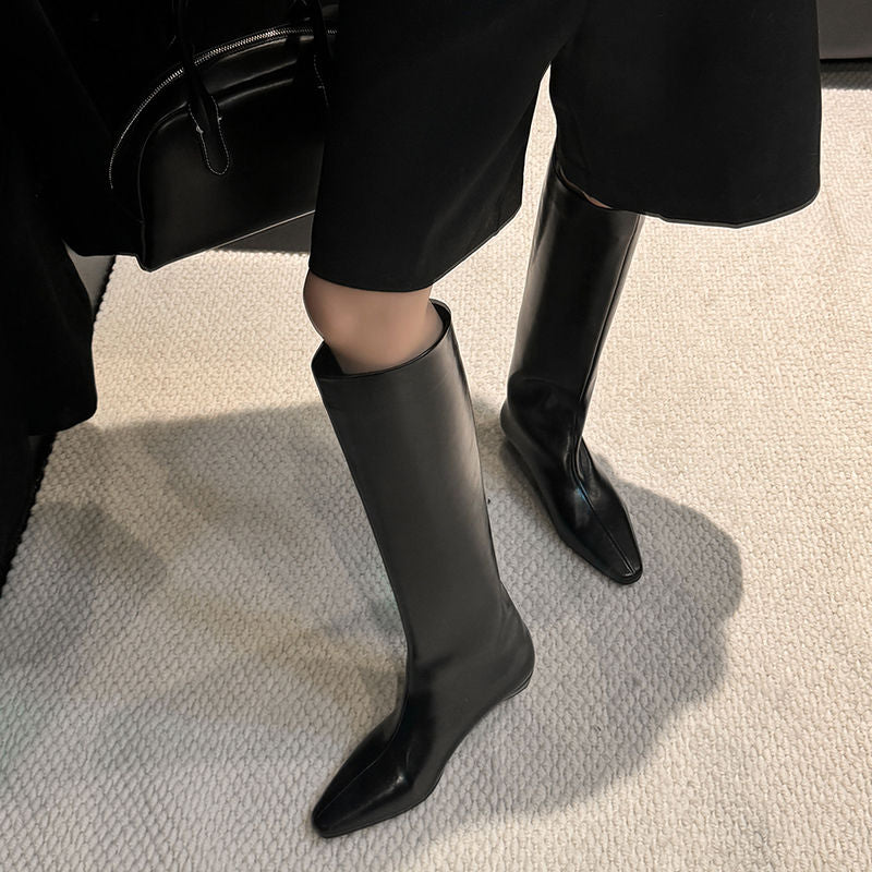 Karin Luna Retro Style  Flat Long Boots