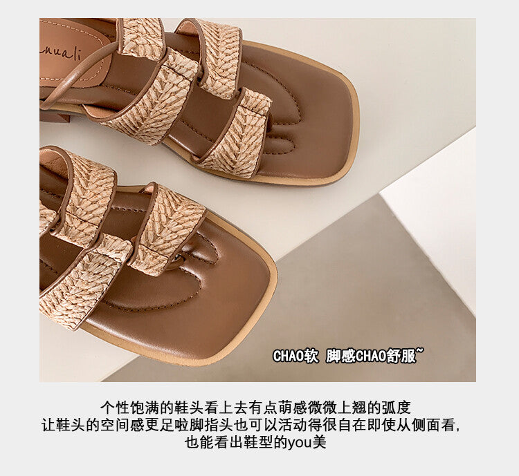 Karin Luna Hot-Selling Series~Resort style with inherent appeal Designed thong sandals