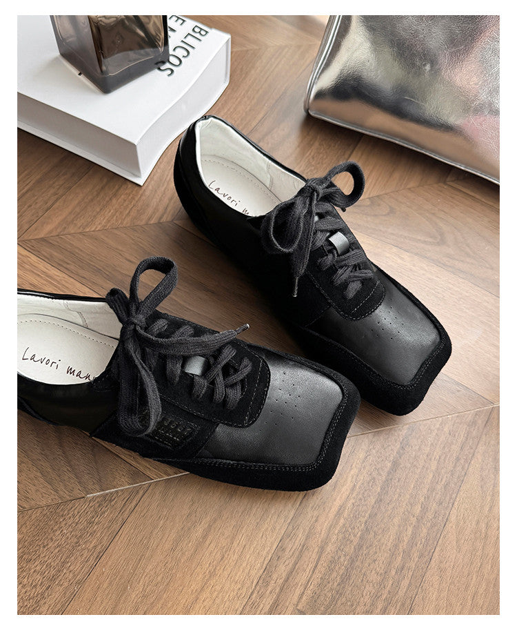 Karin Luna Casual Shoes Series~  In stock Lace-up Thick-soled Deep Mouth Single Shoes