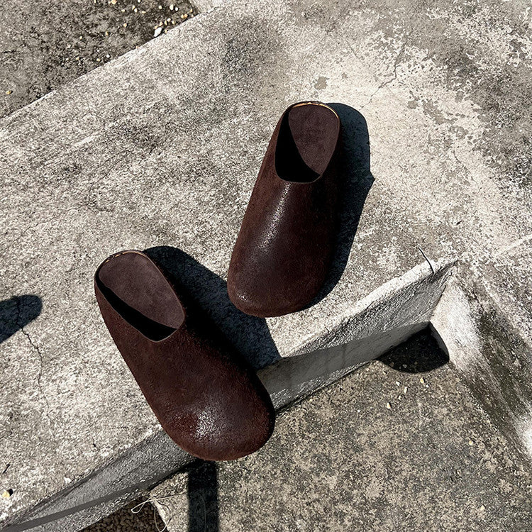 Karin Luna Full Layer Inside and Out~Spot Goods Spot Goods Basic Versatile Mules Slippers
