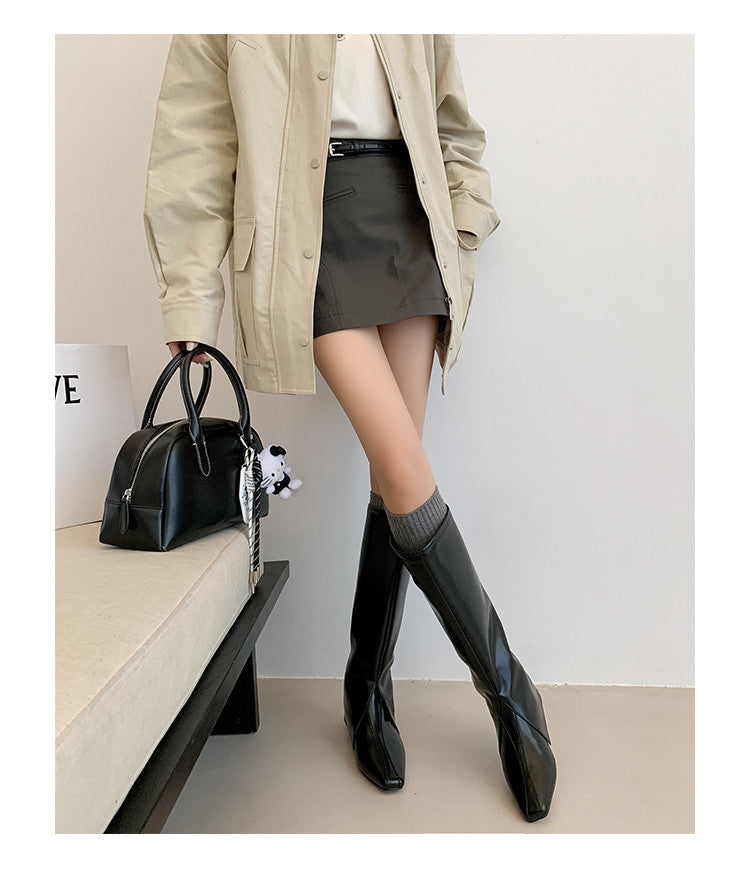 Karin Luna In Stock In-stock Thigh Circumference Inner Height Increase Long Boots