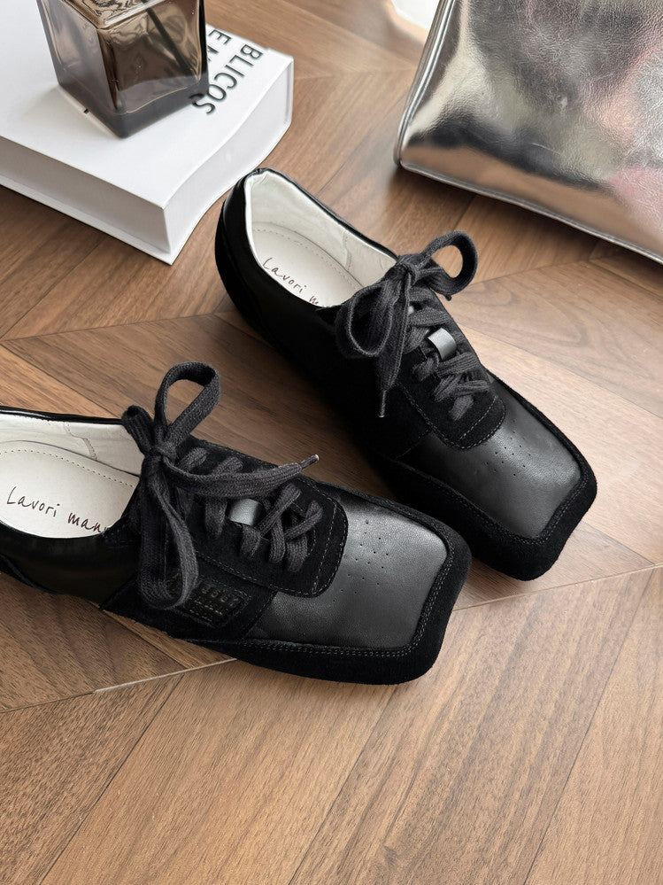Karin Luna Casual Shoes Series~  In stock Lace-up Thick-soled Deep Mouth Single Shoes