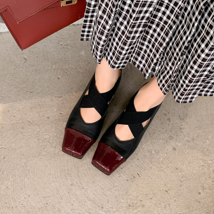 Karin Luna In Stock  Spot Goods  Lost in a Flash~Full Grain Leather Inside and Out Pig Nose Style Mainly Recommended Popular Ballet Shoes