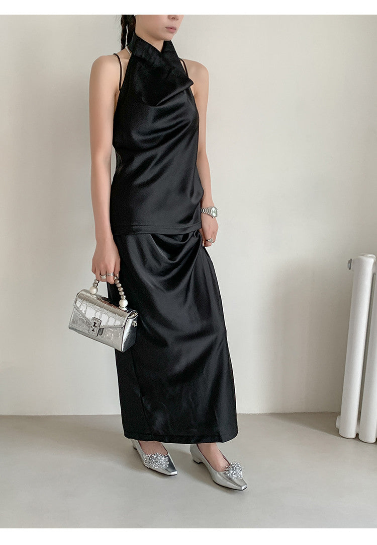 Karin Luna In Stock Spot Goods Exquisite Fireworks Buckle Small Square Toe Chunky Heel Commuter Shoes