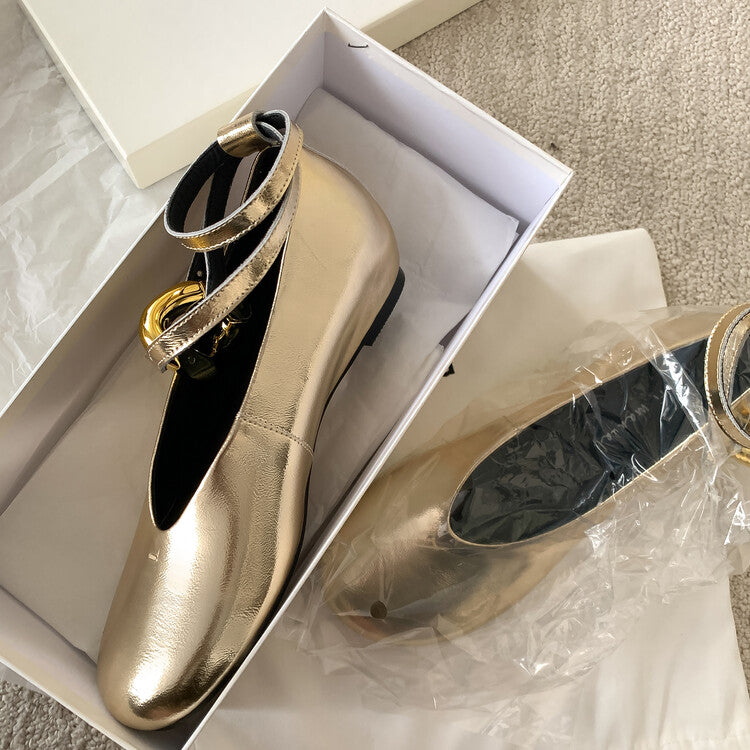 Karin Luna Big Hit Extremely purple~ Slimming V Detachable Two-Way Wear da Brand Height-Increasing Mary Jane Flats