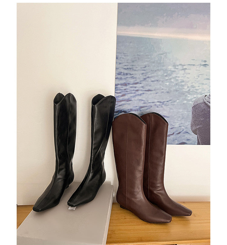 Karin Luna In Stock Spot Goods  Pointed Toe v Slimming Western Boots