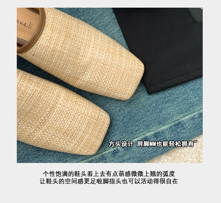 Karin Luna In Stock Spot Goods Baotou Vacation Style Height-Increasing Slippers