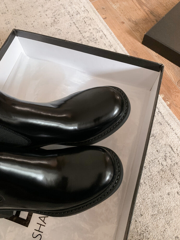 Karin Luna Bestseller Spot Goods Exquisiteness round Head Elastic Long Boots