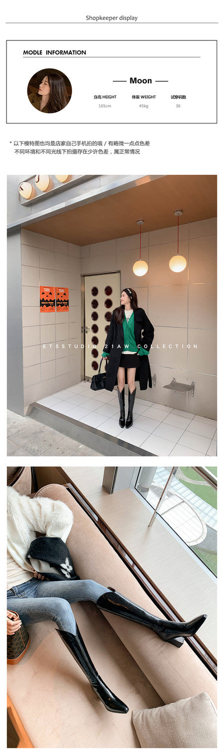 Karin Luna In Stock  Temperament Style v High Heel Long Boots