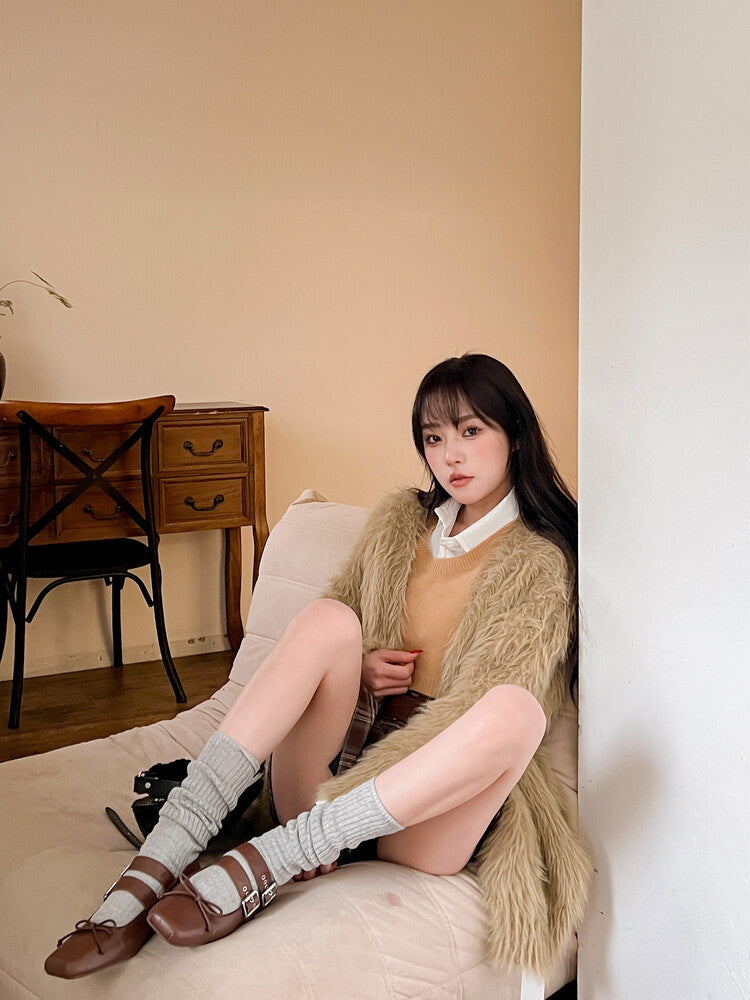 Karin Luna Future Sense silver~Spot Goods Spot Goods Hot-selling Bowknot Retro Belt Buckle Ballet Mary Jane Shoes