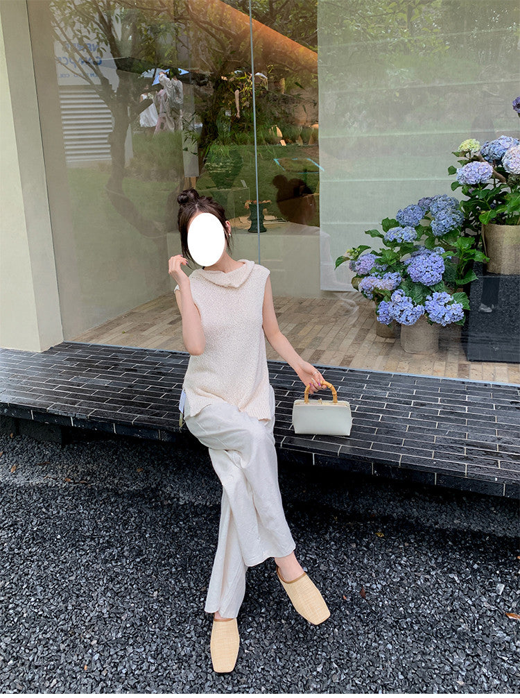 Karin Luna In Stock Spot Goods Baotou Vacation Style Height-Increasing Slippers