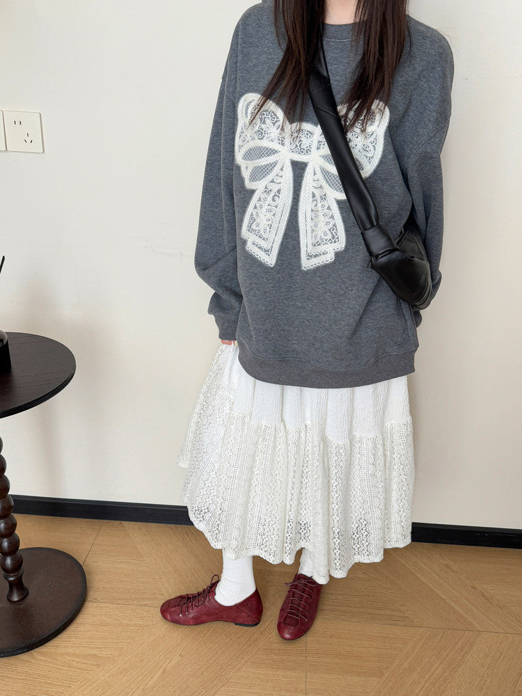 Karin Luna In Stock In Stock   Xiaohongshu Hot-Selling Lace-Up Round-Toe Deep Mouth Single Shoes