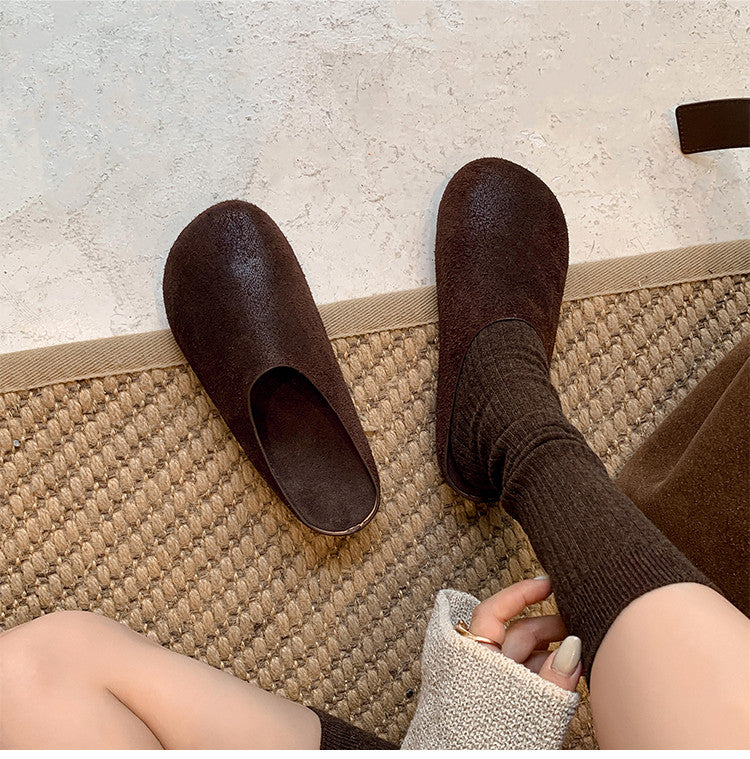 Karin Luna Full Layer Inside and Out~Spot Goods Spot Goods Basic Versatile Mules Slippers