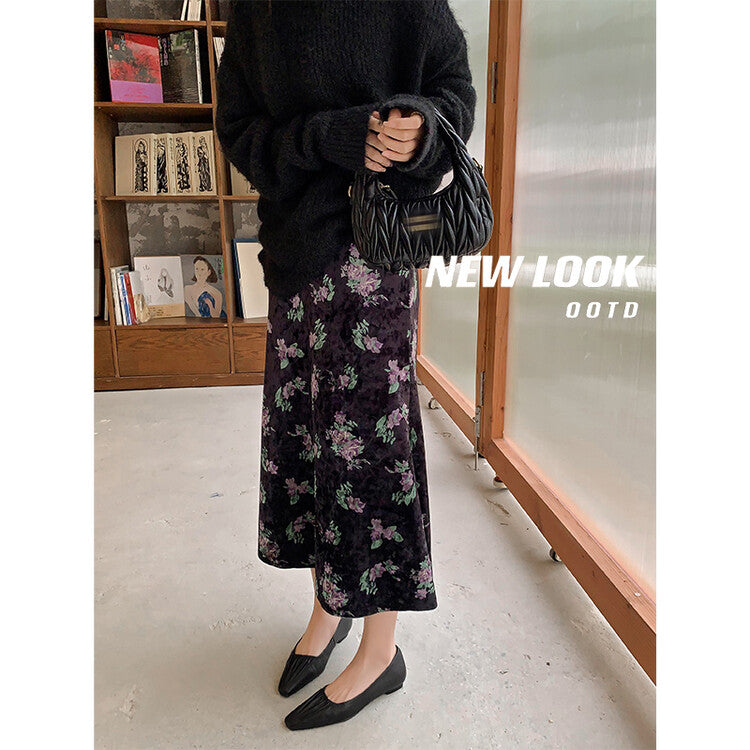 Karin Luna fell in love at first sight~ Spot Goods  Spot Goods Vintage Wrinkled Hollow Soft Sheepskin Elegant Versatile Single Shoes