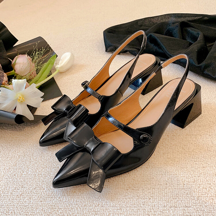 Karin Luna In Stock Spot Goods  Hot-Selling Closed-Toe Sandals  Full leather inside and out Sweet Bow