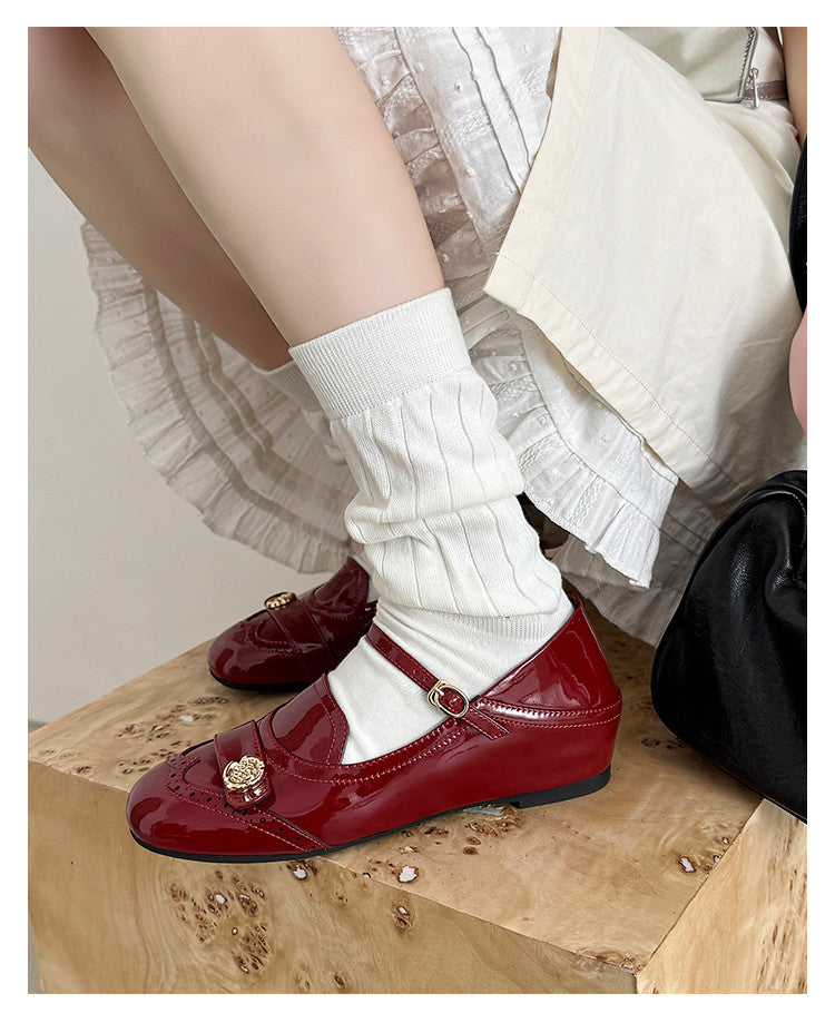 Karin Luna In Stock In Stock Vintage Mary Jane Series·Single Strap Flats