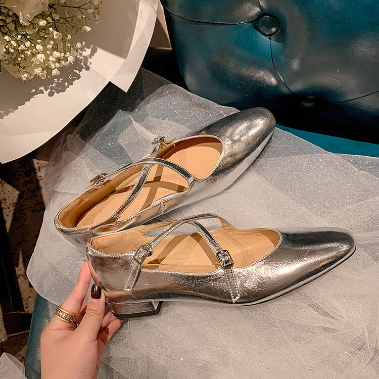 Karin Luna Bestseller Available for sale all seasons Mary Jane with built-in data Full Leather Single Shoes Go ahead with confidence