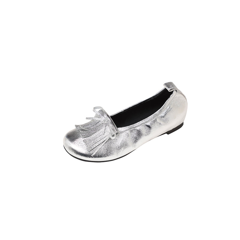 Karin Luna In Stock Spot Goods   Tassel Round Toe Hidden Wedge Mary Jane Shoes