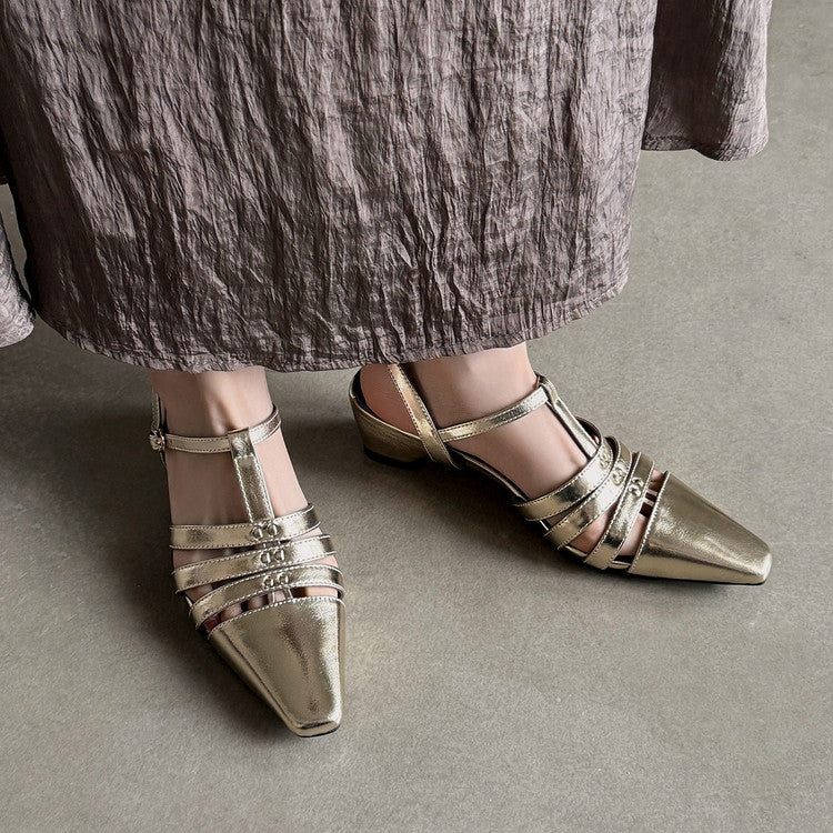 Karin Luna Classic Old Money Style Closed Toe Sandals