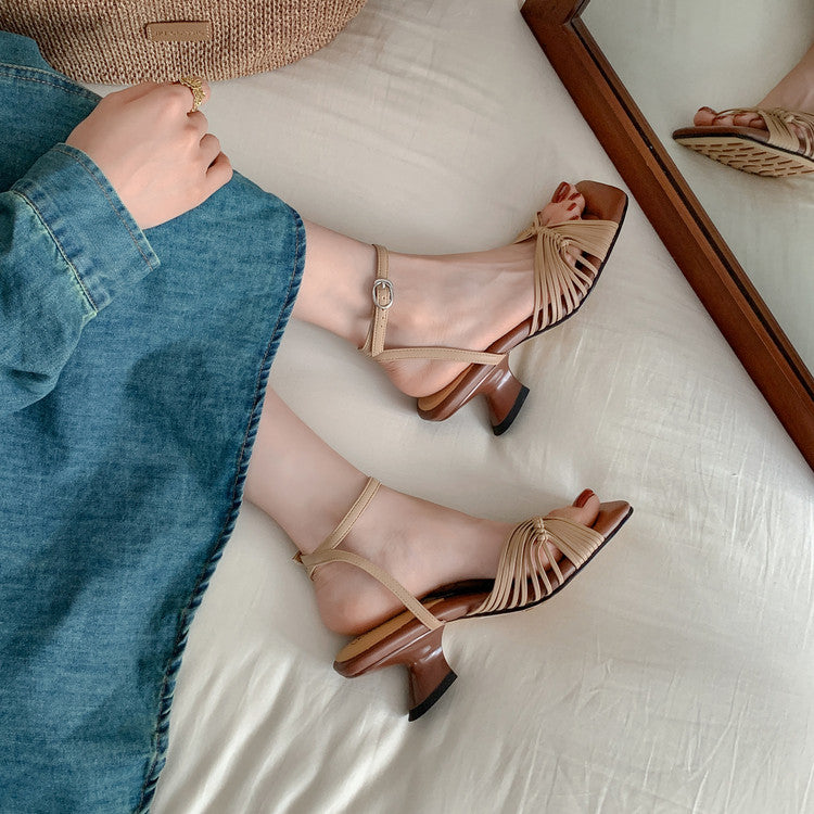 Karin Luna Handwoven Vacation Style~In stock Casual Versatile Sandals