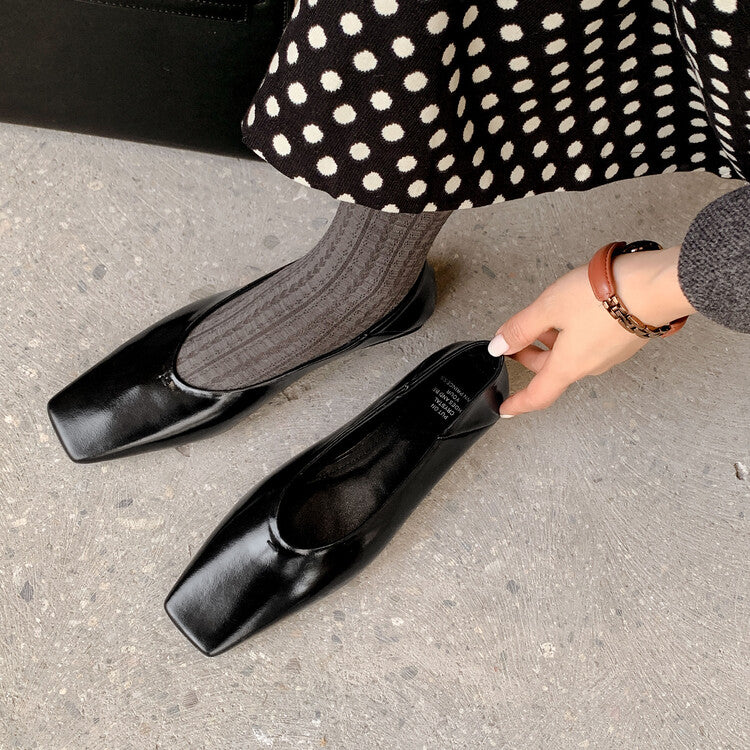 Karin Luna has prepared stock  Full leather inside and out  Top Layer Horse Oil Cowhide Shallow Mouth Nursing Mary Jane Shoes