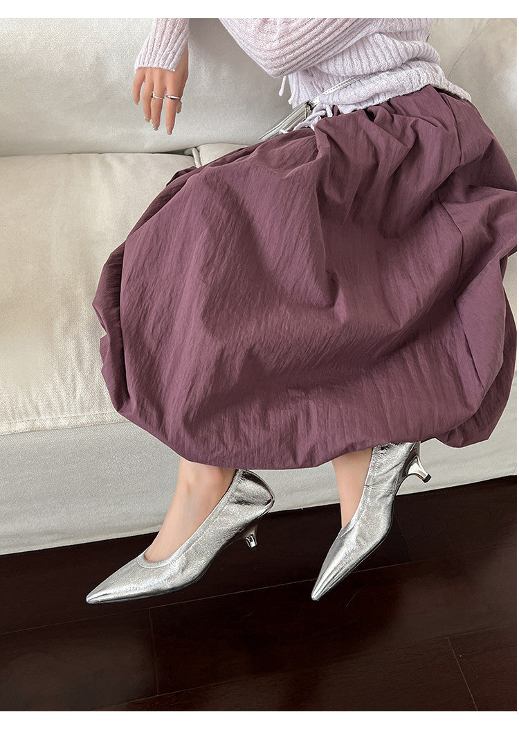 Karin Luna In Stock Spot Goods    Vintage Classic Style Shallow Mouth Single Shoes