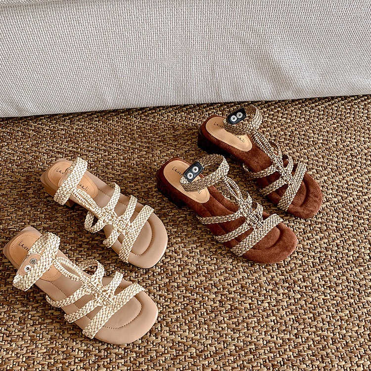 Karin Luna Bohemian Style~Sofa Insoles Casual Vacation Style Sandals