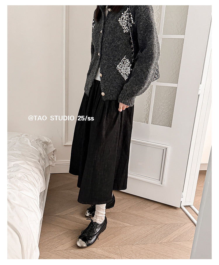 Karin Luna In Stock Spot Goods  Casual Lace-Up Metal Toe Bow Deep Mouth Single Shoes